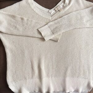 Michael Kors Cream V-Neck Sweater